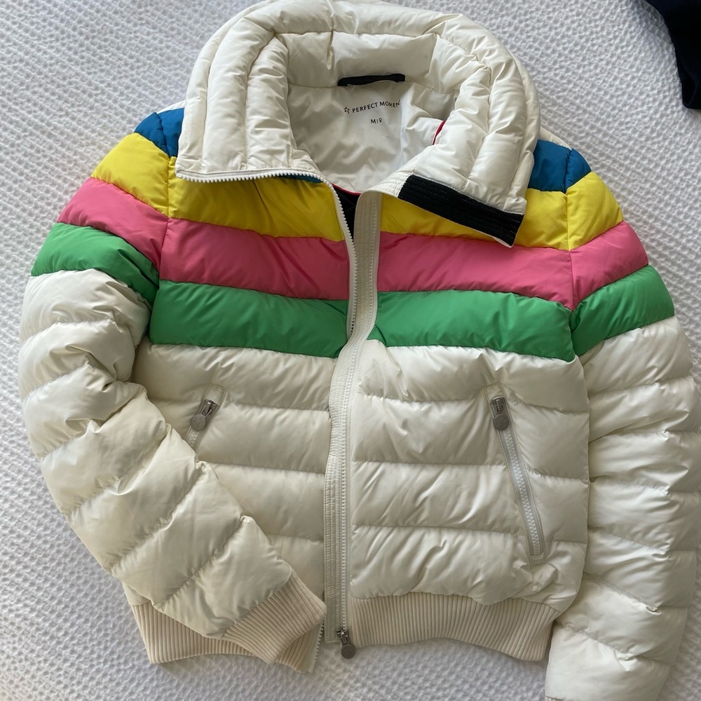 Perfect Moment Multicolor Ski Snow Jacket Coat Medium